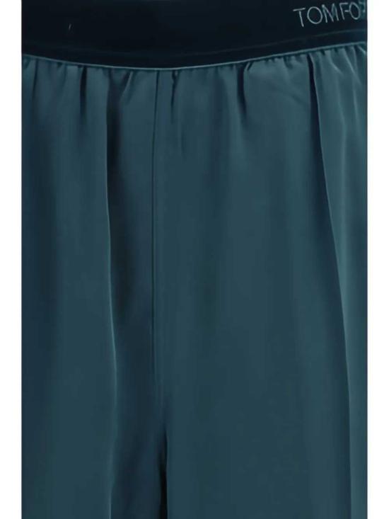 26FW 톰포드 스트레이트 팬츠 PAW683FAX1720 GDV TEAL - TOMFORD