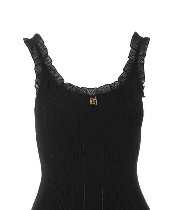 26FW 엘리자베타프랜치 민소매 티셔츠 TK06B66E2 110 Black - ELISABETTA FRANCHI