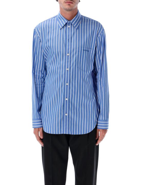 26FW 발렌시아가 긴팔 셔츠 A001ZITUM31 4640 Blu