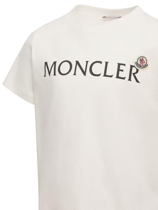 26FW [키즈] 몽클레어 티셔츠 L29548C00014 89AFV 034 NATURAL - MONCLER