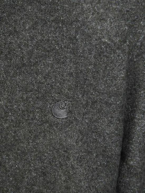 26FW 칼하트 WIP 집업 니트 I037033 3ZAXX TANGLED SHUNGITE - CARHARTT WIP