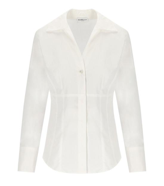 26FW 마렐라 셔츠 2623116064200 002 38 White