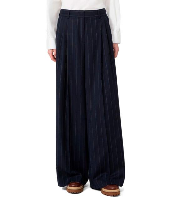 26FW 위켄드막스마라 수트 팬츠 2625136102600 001 38 Blue - WEEKEND MAX MARA