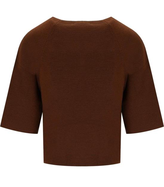 26FW 마렐라 탑 2623366145200 003 XS Brown - MARELLA