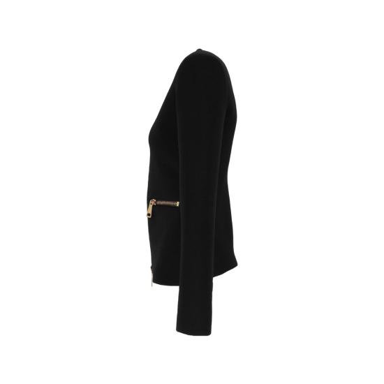 26FW 엘리자베타프랜치 가디건 MK68B66E2 110 BLACK - ELISABETTA FRANCHI