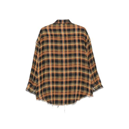 26FW 알13 긴팔 셔츠 R13WR075 R919B BRORA ORANGE NEUTRALS - R13