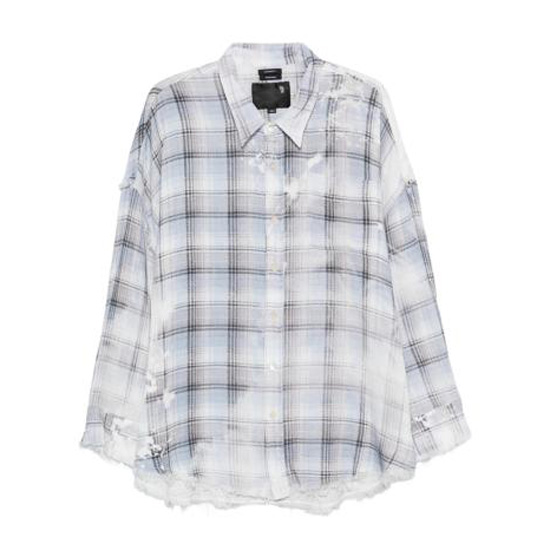 26FW 알13 셔츠 R13WR075 R903B BLUE WHITE BLUE