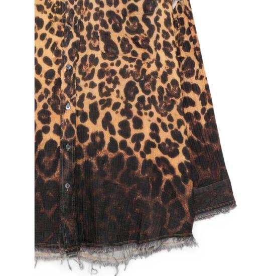 26FW 알13 긴팔 셔츠 R13WR075 R920B BROLE BROWN - R13