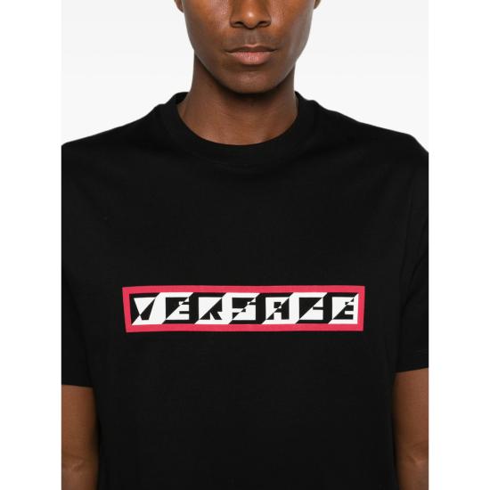 26FW 베르사체 탑 1A19243 1026969 1B000 BLACK - VERSACE