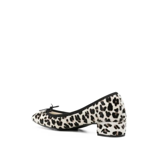 26FW 레페토 슈즈 V080PONY CAM BALGOM 1527 WHITE BLACK - REPETTO