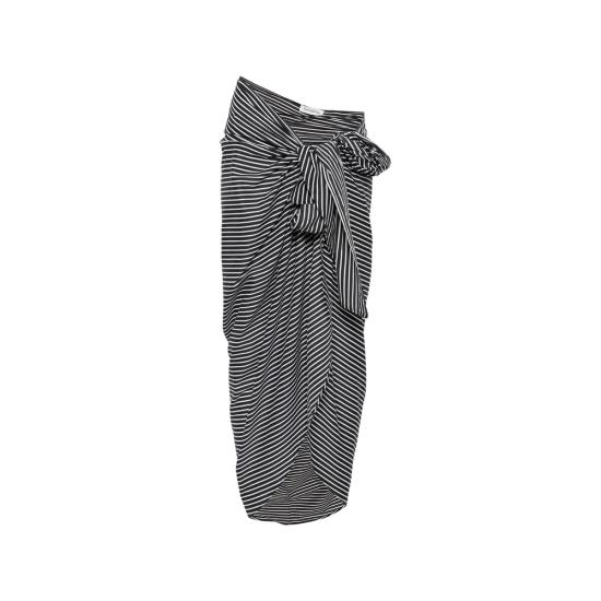 26FW 더프랭키샵 롱 스커트 THIRA WRAP BKWHI BLACK WHITE