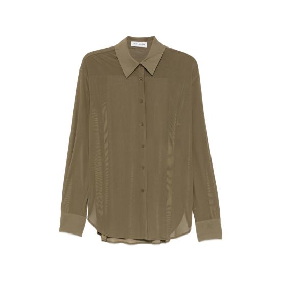26FW 더프랭키샵 셔츠 PERI SHEER KHAKI GREEN
