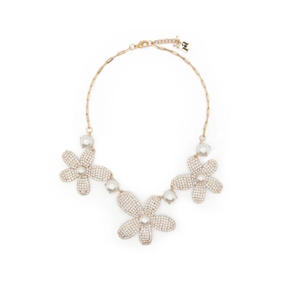26FW 로산티카 목걸이/팬던트 17856 NC DELIA CRYST GOLD WHITE
