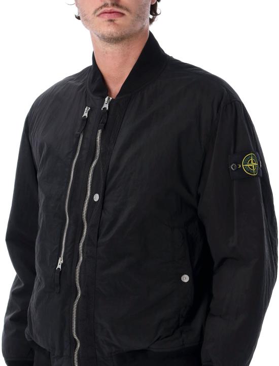 26FW 스톤 아일랜드 봄버 자켓 S154100038S0019 V0029 Nero - STONE ISLAND