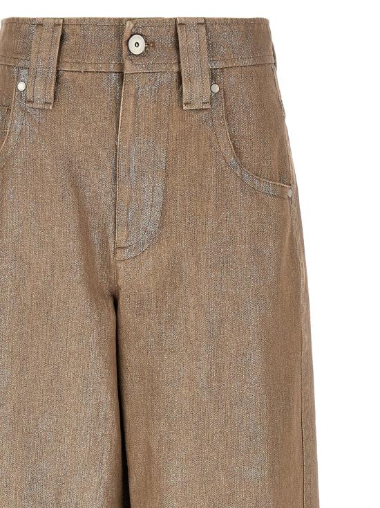 26FW 브루넬로 쿠치넬리 데님 팬츠 MP109P4091C1340 Beige - BRUNELLO CUCINELLI