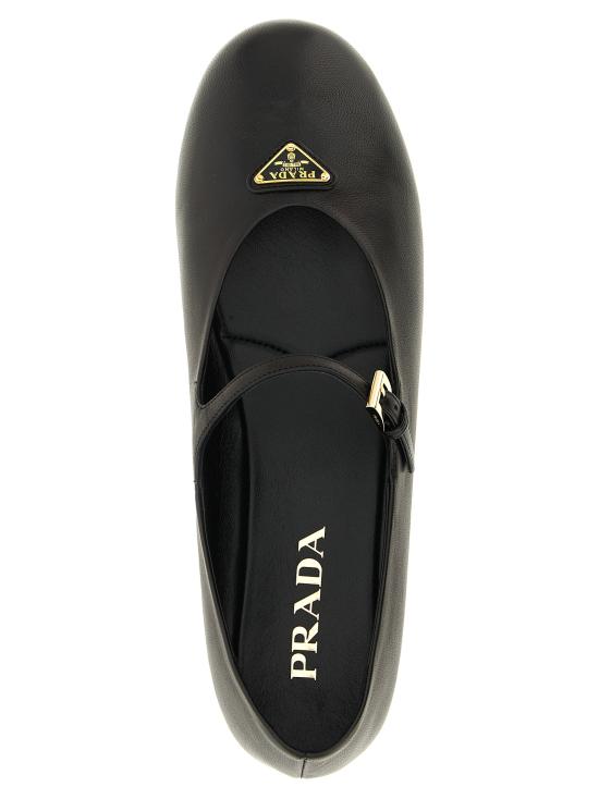 26FW 프라다 나파 레더 발레리나 1F793NFA005038F0002 Black - PRADA