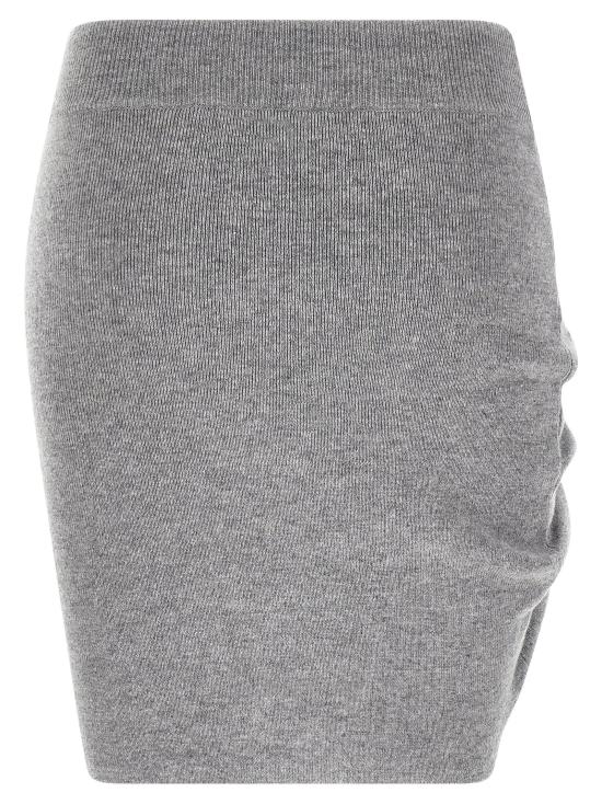 26FW 쥬세페 디 모라비토 미디 스커트 07PFKNS419X1676095 Gray - GIUSEPPE DI MORABITO