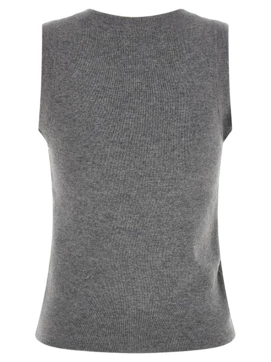 26FW 쥬세페 디 모라비토 탑 07PFKNT420X1676095 Gray - GIUSEPPE DI MORABITO