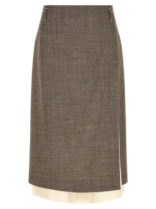 26FW 텔라 미디 스커트 110159010590Y001 Beige