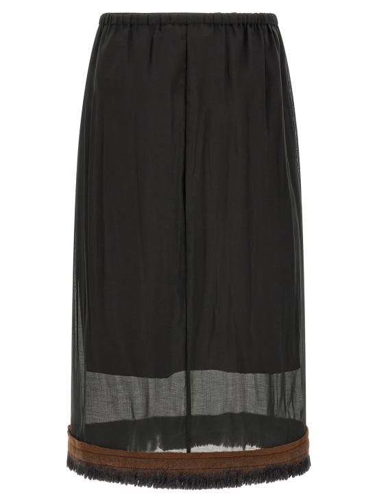 26FW 텔라 미디 스커트 110147010591X001 Black - TELA