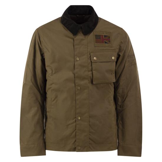 26FW 바버 인터네셔널 워커스 왁스 자켓 MWX1853 BEIGE