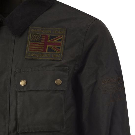 26FW 바버 인터네셔널 워커스 왁스 자켓 MWX1853 OLIVE - BARBOUR