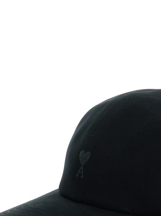 26FW 아미 코튼 ADC 자수 볼캡 UCP265AW0041001 Black - AMI