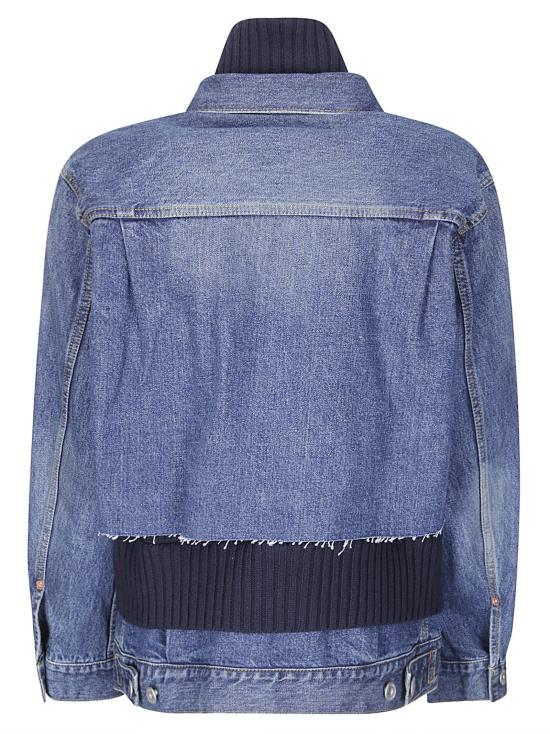 26FW 사카이 데님 자켓 2608589 436 BLUE D NAVY - SACAI