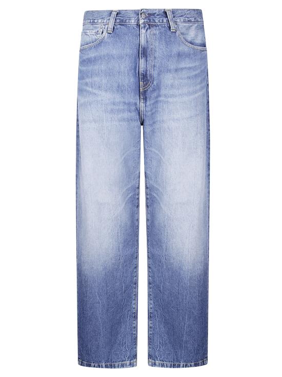 26FW 칼하트 WIP 랜든 데님 팬츠 I030468 017X MARBLE USED WASH BLUE