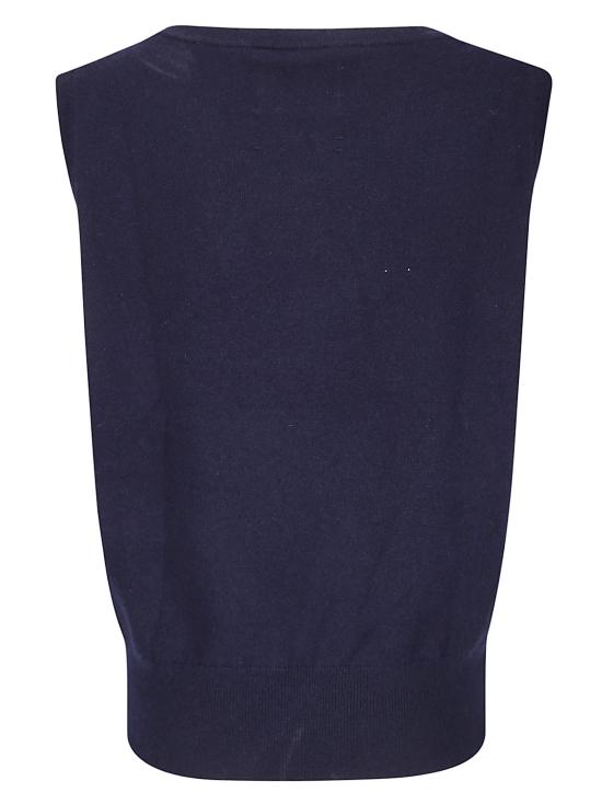 26FW 익스트림캐시미어 민소매 티셔츠 48900101TU05 NAVY - EXTREME CASHMERE