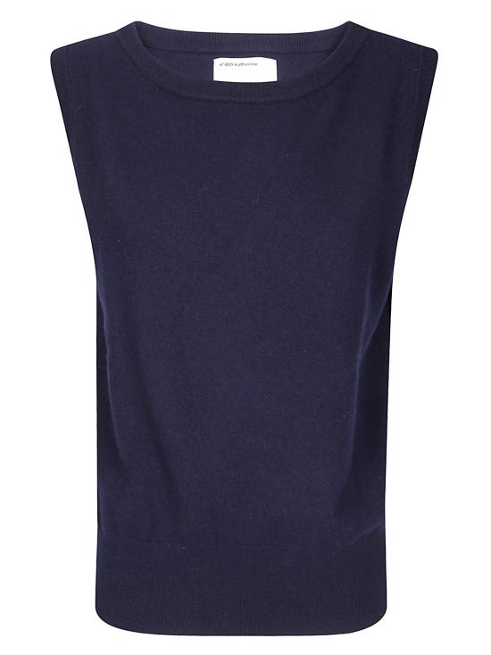 26FW 익스트림캐시미어 민소매 티셔츠 48900101TU05 NAVY