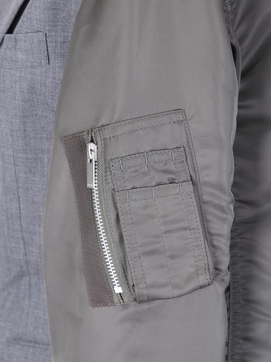 26FW 사카이 수트 자켓 2608564 342 GRAY D KHAKI - SACAI