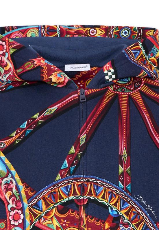 26FW [키즈] 돌체앤가바나 니트/스웻셔츠 L4JWNT HS7RF HB6DU BLUE - DOLCE & GABBANA