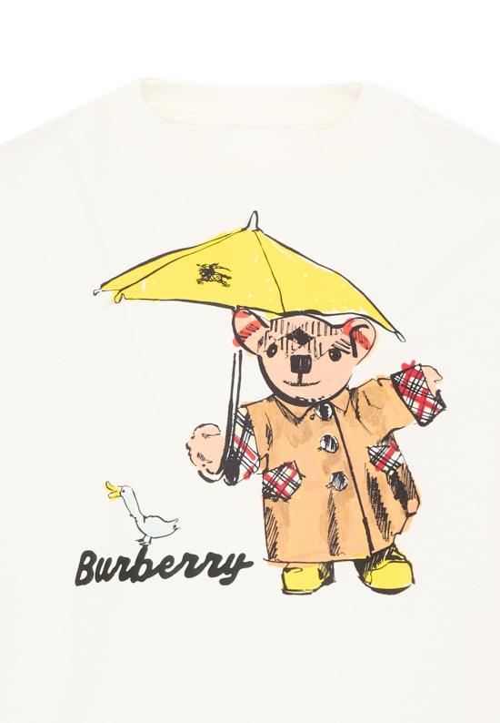 26FW [키즈] 버버리 티셔츠 8131953 A2014 IVORY - BURBERRY