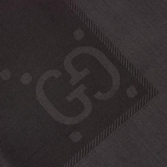 26FW 구찌 GG 자카드 실크 울 숄 6636713GC43 Black - GUCCI