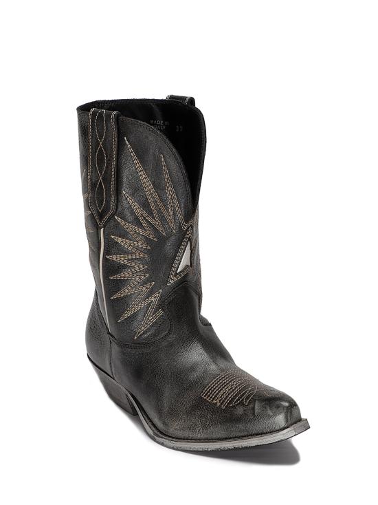 26FW 골든구스 부츠 GWF00136F004885 90402 BLACK ECRU SILVER - GOLDEN GOOSE