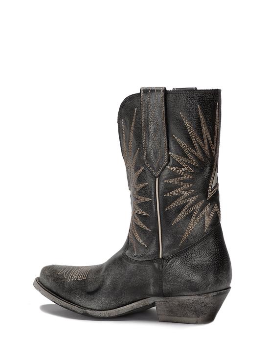 26FW 골든구스 부츠 GWF00136F004885 90402 BLACK ECRU SILVER - GOLDEN GOOSE