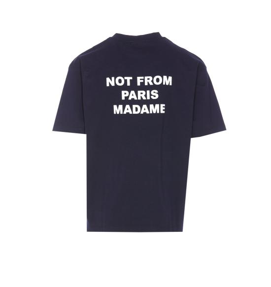 26FW 드롤드무슈 반팔 티셔츠 TS203 CO002NY Blue - DROLE DE MONSIEUR