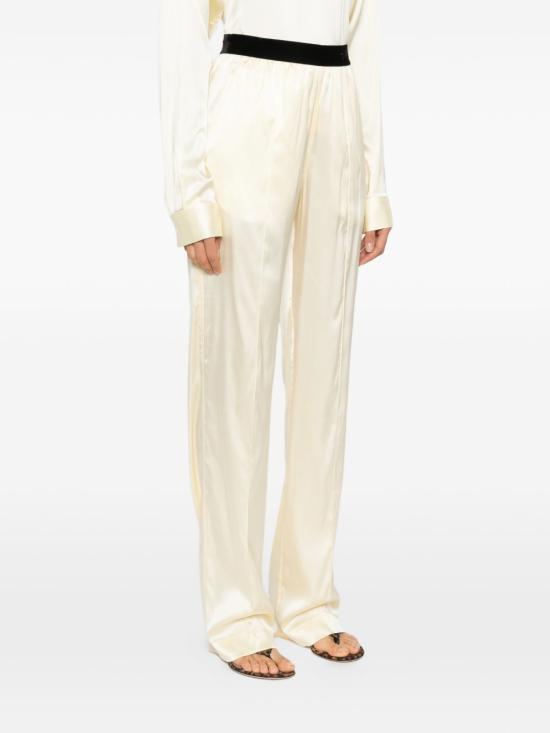 26FW 톰포드 스트레이트 팬츠 PAW683FAX881 YCM Yellow - TOMFORD