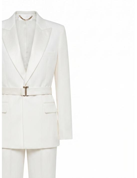 26FW 빅토리아 베컴 미디 원피스 1126WJK006909B 3 White - VICTORIA BECKHAM