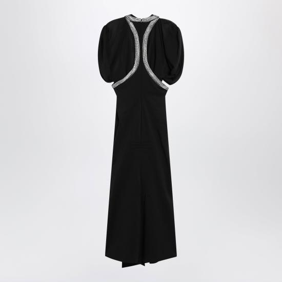 26FW 디 아티코 롱 원피스 261WCW00307EMB031RA Black - THE ATTICO