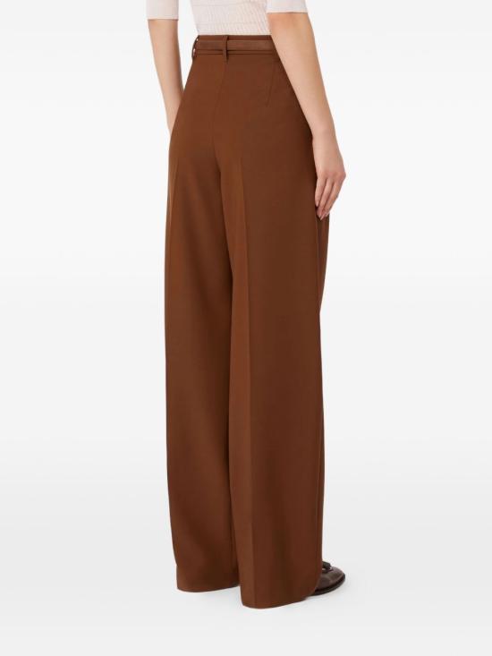 26FW 막스마라 스트레이트 팬츠 2616131081600 003 Brown - MAX MARA