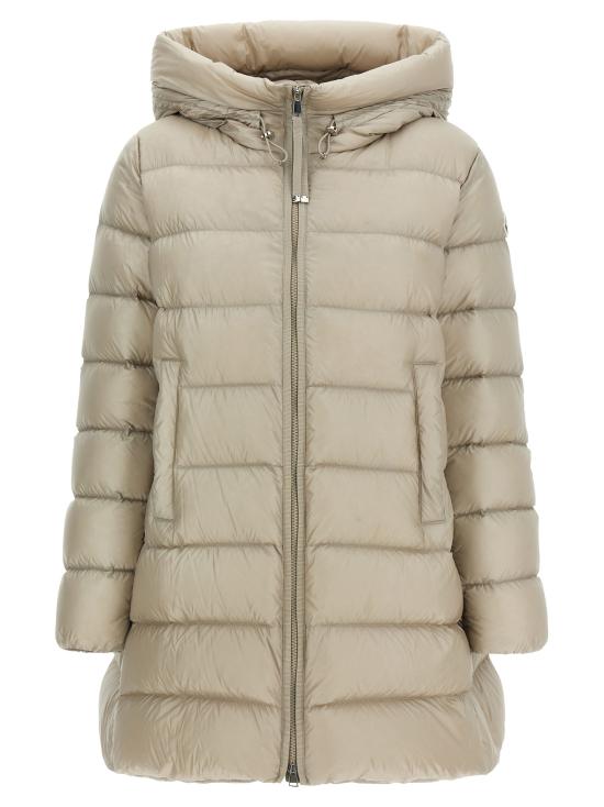 26FW 몽클레어 수에니에 후드 미드 렝스 다운 자켓 L20931C00011597YG268 Beige