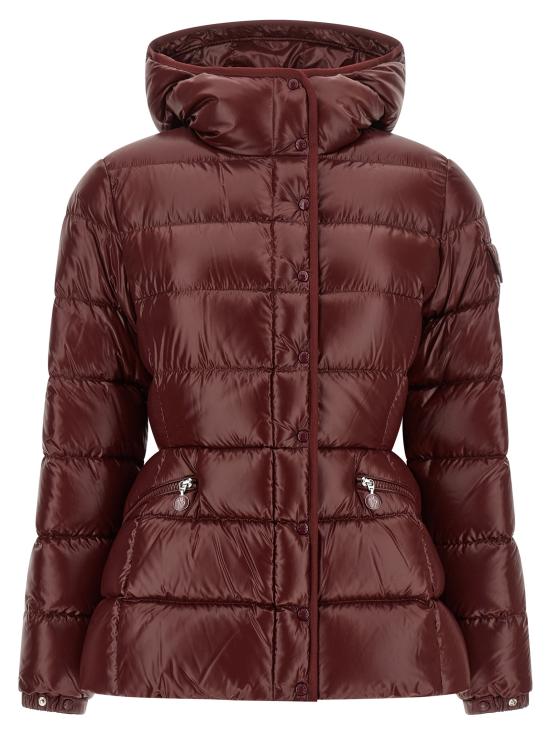 26FW 몽클레어 바란테 후드 쇼트 다운 재킷 L20931A00143597Z8464 Bordeaux
