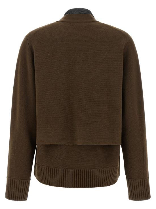 26FW 사카이 가디건 2608673601 Brown - SACAI