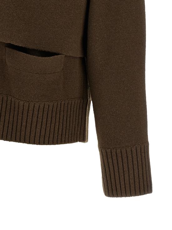 26FW 사카이 가디건 2608673601 Brown - SACAI