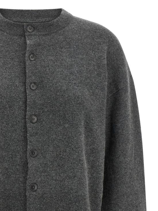 26FW 익스트림캐시미어 가디건 N170CHOUFELT Gray - EXTREME CASHMERE