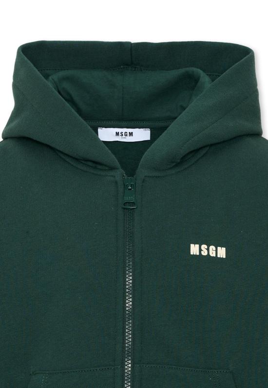 26FW [키즈] 엠에스지엠 니트/스웻셔츠 F6MSJUZH035 MS095 GREEN - MSGM