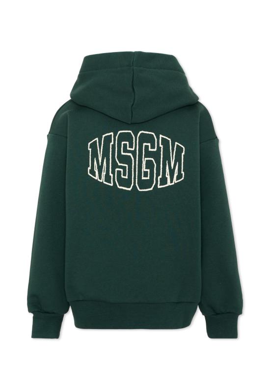 26FW [키즈] 엠에스지엠 니트/스웻셔츠 F6MSJUZH035 MS095 GREEN - MSGM