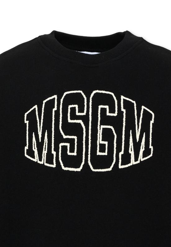 26FW [키즈] 엠에스지엠 니트/스웻셔츠 F6MSJUSW039 110 BLACK - MSGM
